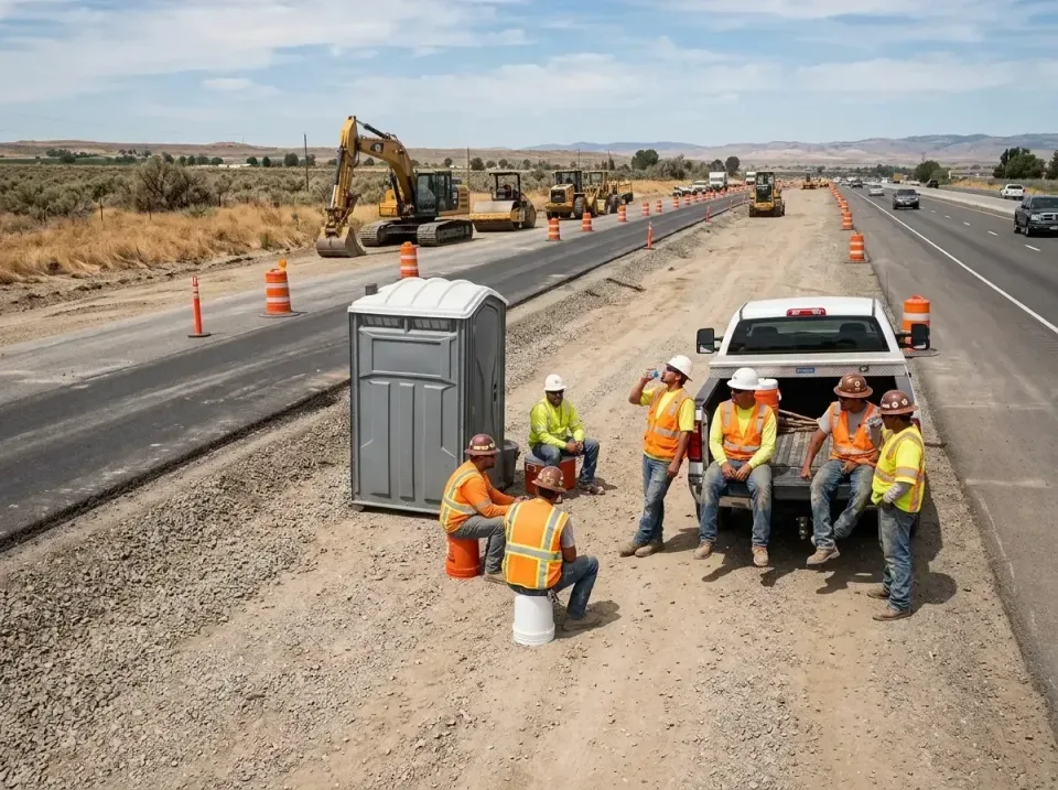 highway-road-construction-crew-007 — frequently asked questions, Porta Potty and Restroom Rentals in Lexington Hills, CA